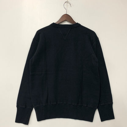 【中古美品】【メンズ】 TWO MOON トゥームーン 92022-79 両V丸胴スウェット トレーナー 長袖 トップス 145-260205-as-09-izu サイズ：40/42 カラー：ブラック 万代Net店