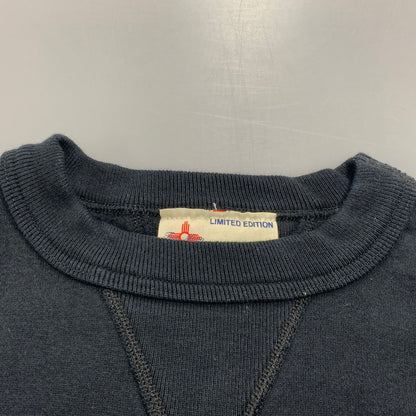 【中古美品】【メンズ】 TWO MOON トゥームーン 92022-79 両V丸胴スウェット トレーナー 長袖 トップス 145-260205-as-09-izu サイズ：40/42 カラー：ブラック 万代Net店