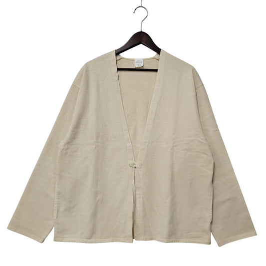 【中古美品】【メンズ】 SEABEES シービーズ HEAVY WEIGHT CARDIGAN 2523-SB35 ヘビーウェイト カーディガン 145-260206-as-17-izu サイズ：M カラー：ベージュ 万代Net店