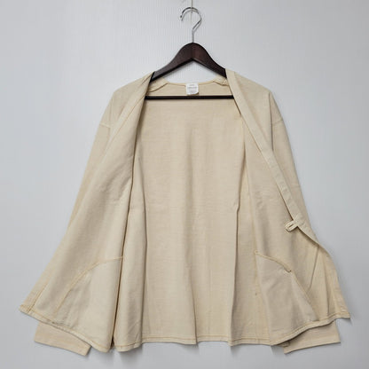 【中古美品】【メンズ】 SEABEES シービーズ HEAVY WEIGHT CARDIGAN 2523-SB35 ヘビーウェイト カーディガン 145-260206-as-17-izu サイズ：M カラー：ベージュ 万代Net店
