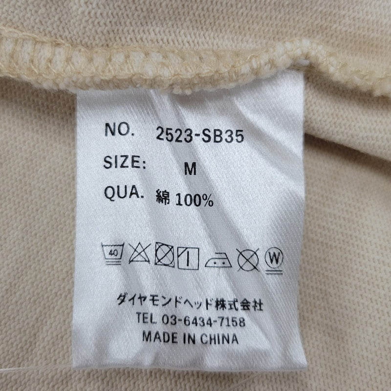 【中古美品】【メンズ】 SEABEES シービーズ HEAVY WEIGHT CARDIGAN 2523-SB35 ヘビーウェイト カーディガン 145-260206-as-17-izu サイズ：M カラー：ベージュ 万代Net店
