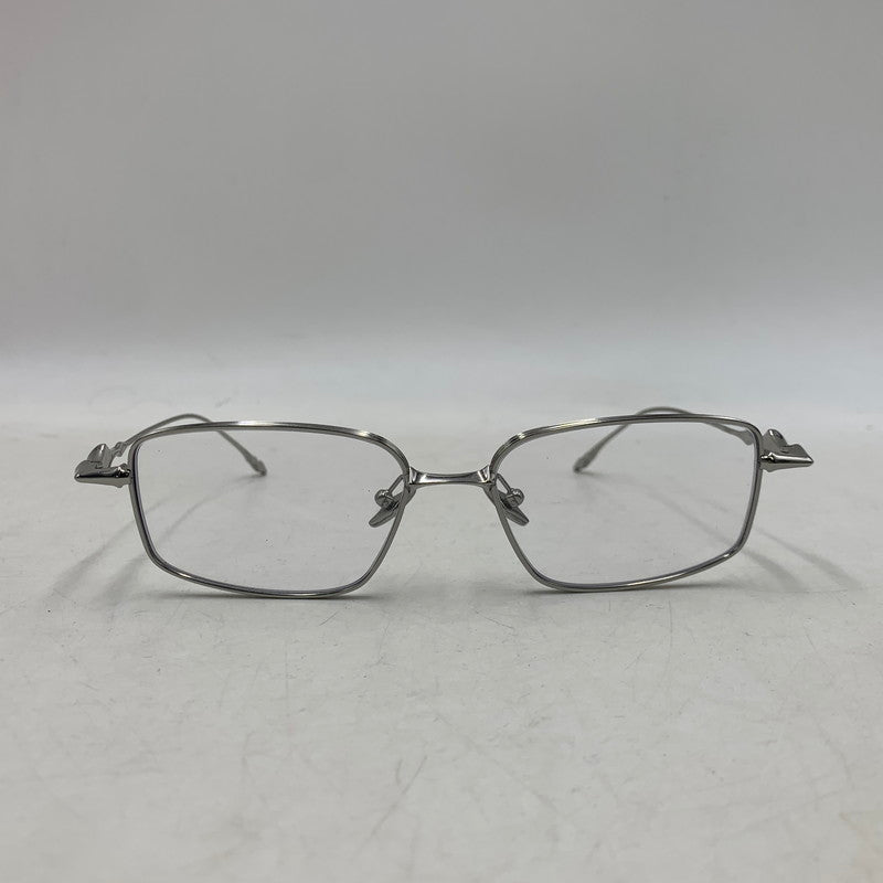 【中古品】【メンズ/レディース】 GENTLE MONSTER ジェントル モンスター BOLD ATOMIC 02 EYE WEAR ボールド アトミック ゼロツー アイウェア メガネ 眼鏡 203-260202-cs-02-izu サイズ：56□17-151 カラー：シルバー 万代Net店