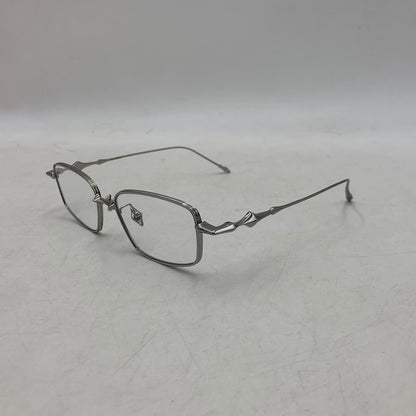 【中古品】【メンズ/レディース】 GENTLE MONSTER ジェントル モンスター BOLD ATOMIC 02 EYE WEAR ボールド アトミック ゼロツー アイウェア メガネ 眼鏡 203-260202-cs-02-izu サイズ：56□17-151 カラー：シルバー 万代Net店