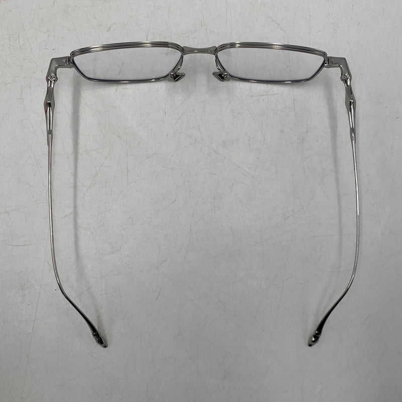 【中古品】【メンズ/レディース】 GENTLE MONSTER ジェントル モンスター BOLD ATOMIC 02 EYE WEAR ボールド アトミック ゼロツー アイウェア メガネ 眼鏡 203-260202-cs-02-izu サイズ：56□17-151 カラー：シルバー 万代Net店