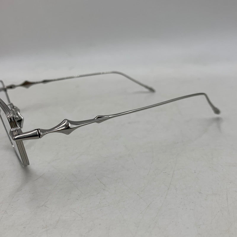 【中古品】【メンズ/レディース】 GENTLE MONSTER ジェントル モンスター BOLD ATOMIC 02 EYE WEAR ボールド アトミック ゼロツー アイウェア メガネ 眼鏡 203-260202-cs-02-izu サイズ：56□17-151 カラー：シルバー 万代Net店