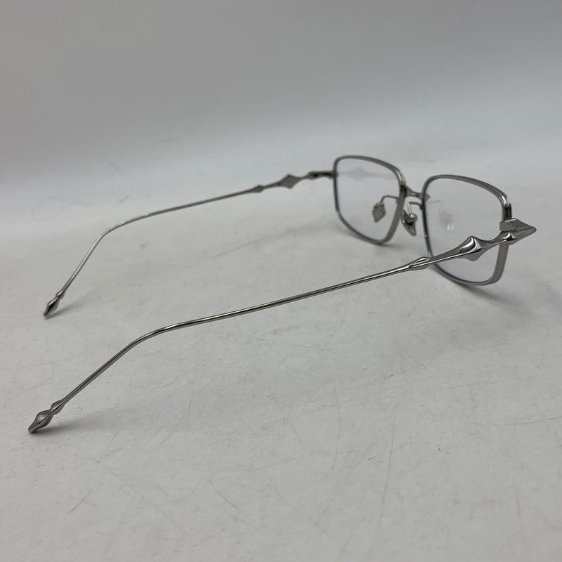 【中古品】【メンズ/レディース】 GENTLE MONSTER ジェントル モンスター BOLD ATOMIC 02 EYE WEAR ボールド アトミック ゼロツー アイウェア メガネ 眼鏡 203-260202-cs-02-izu サイズ：56□17-151 カラー：シルバー 万代Net店