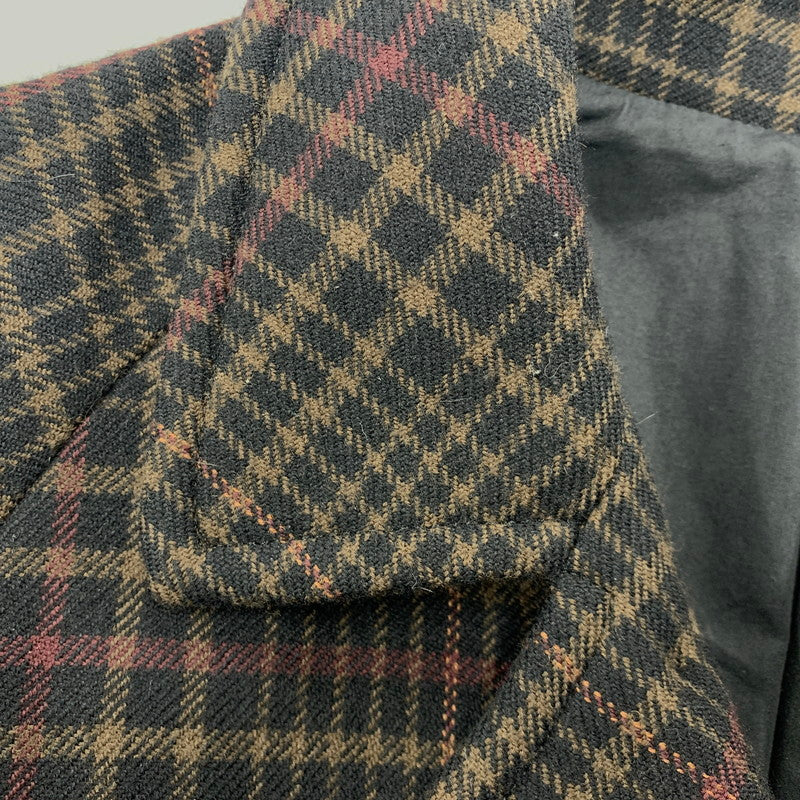 【中古品】【メンズ】 TRISECT2 BY JOURNAL STANDARD トライセクト2 ジャーナルスタンダード WOOL CHECK JACKET 19-020-640-0080 ウールチェックジャケット 147-260205-as-04-izu サイズ：S カラー：マルチカラー 万代Net店