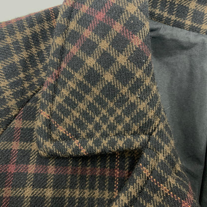 【中古品】【メンズ】 TRISECT2 BY JOURNAL STANDARD トライセクト2 ジャーナルスタンダード WOOL CHECK JACKET 19-020-640-0080 ウールチェックジャケット 147-260205-as-04-izu サイズ：S カラー：マルチカラー 万代Net店