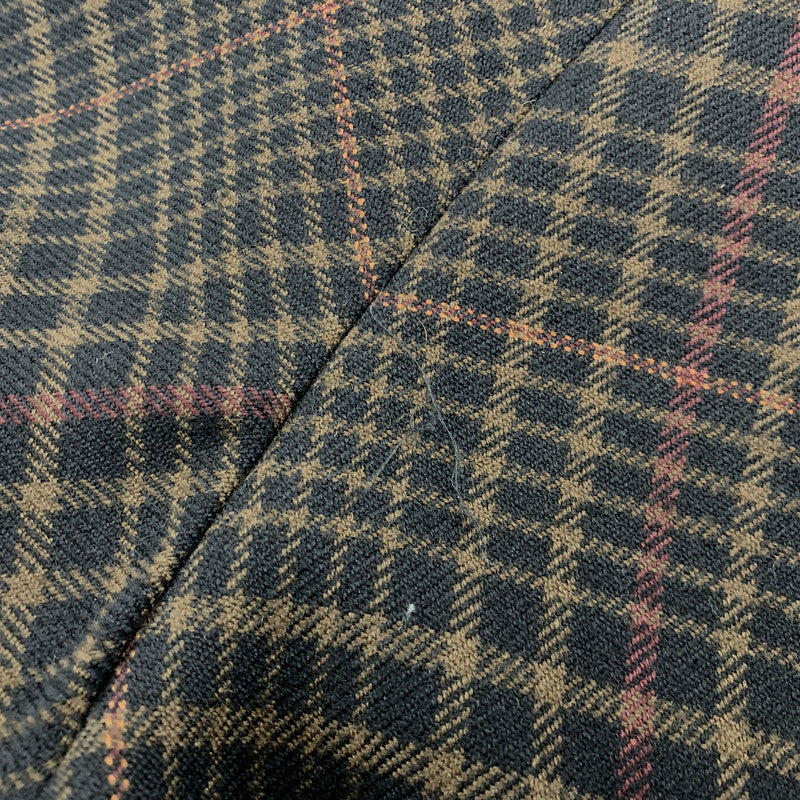【中古品】【メンズ】 TRISECT2 BY JOURNAL STANDARD トライセクト2 ジャーナルスタンダード WOOL CHECK JACKET 19-020-640-0080 ウールチェックジャケット 147-260205-as-04-izu サイズ：S カラー：マルチカラー 万代Net店