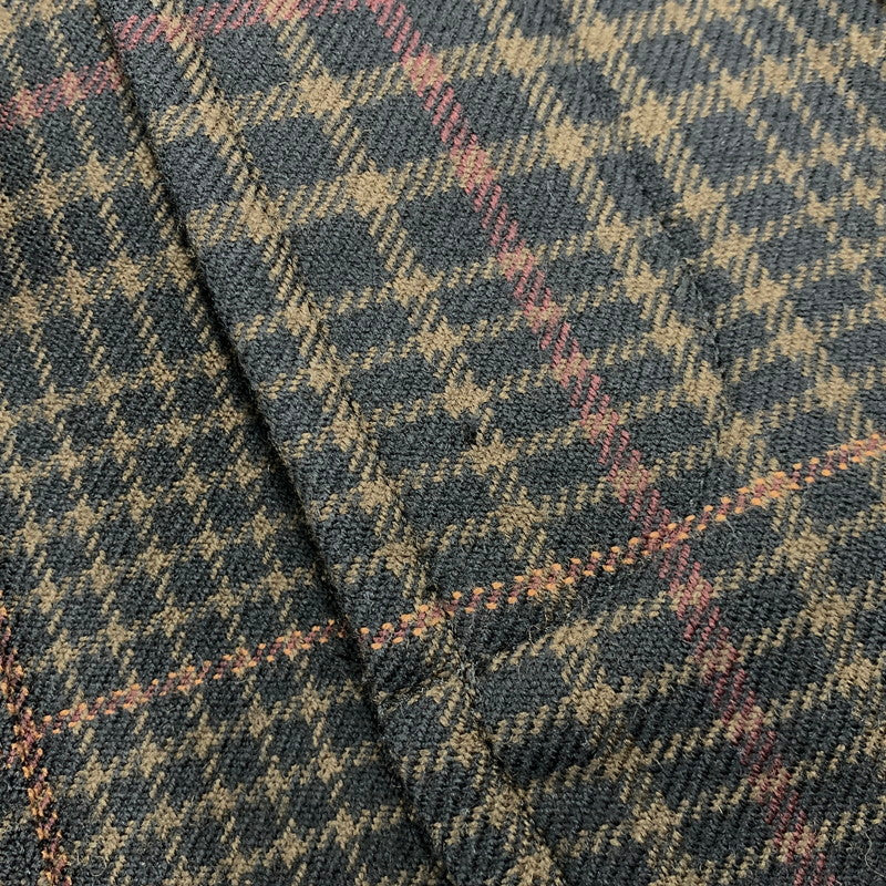 【中古品】【メンズ】 TRISECT2 BY JOURNAL STANDARD トライセクト2 ジャーナルスタンダード WOOL CHECK JACKET 19-020-640-0080 ウールチェックジャケット 147-260205-as-04-izu サイズ：S カラー：マルチカラー 万代Net店