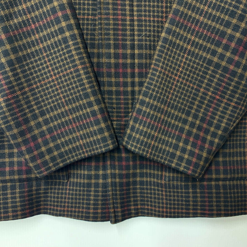 【中古品】【メンズ】 TRISECT2 BY JOURNAL STANDARD トライセクト2 ジャーナルスタンダード WOOL CHECK JACKET 19-020-640-0080 ウールチェックジャケット 147-260205-as-04-izu サイズ：S カラー：マルチカラー 万代Net店