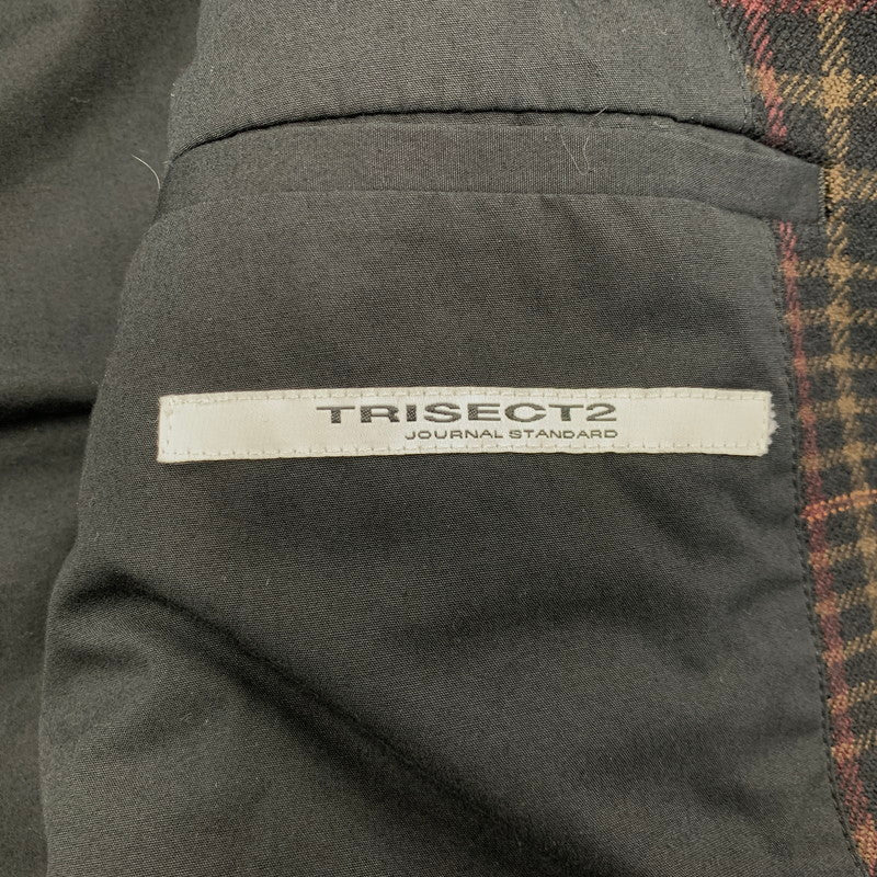【中古品】【メンズ】 TRISECT2 BY JOURNAL STANDARD トライセクト2 ジャーナルスタンダード WOOL CHECK JACKET 19-020-640-0080 ウールチェックジャケット 147-260205-as-04-izu サイズ：S カラー：マルチカラー 万代Net店