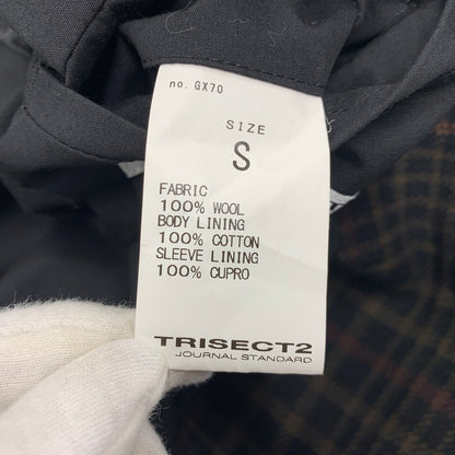 【中古品】【メンズ】 TRISECT2 BY JOURNAL STANDARD トライセクト2 ジャーナルスタンダード WOOL CHECK JACKET 19-020-640-0080 ウールチェックジャケット 147-260205-as-04-izu サイズ：S カラー：マルチカラー 万代Net店