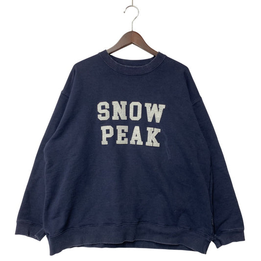【中古品】【メンズ】 CREW NECK SWEAT SP-SW-23AU001 クルーネック スウェット 雪峰祭限定 トレーナー 長袖 トップス 144-260205-as-07-izu サイズ：XL カラー：ネイビー 万代Net店