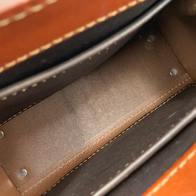 【現状渡し品】【レディース】 2WAY LEATHER BAG レザーバッグ ショルダー ハンド 鞄 カバン 188-260202-ay-02-izu カラー：ブラウン 万代Net店