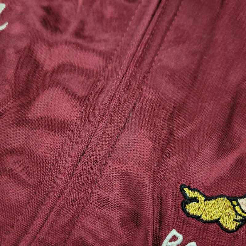 【中古美品】【メンズ】 B-R-M 爆裂爛漫娘 神輿×梟 SOUVENIR JACKET スーベニア ジャケット アウター 長袖 145-260202-kh-10-izu サイズ：42 カラー：ブラック×レッド系 万代Net店