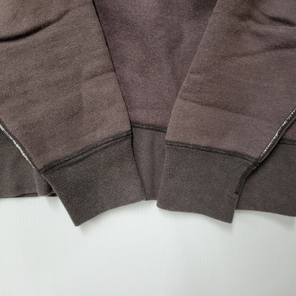【中古品】【メンズ】 BARNS バーンズ CREWNECK SWEAT クルーネック スウェット 両V トレーナー 長袖 トップス 145-260206-as-03-izu サイズ：M カラー：ブラウン 万代Net店