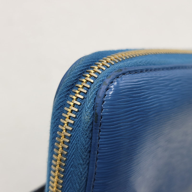 【中古品】【メンズ/レディース】 PRADA プラダ SAFFIANO 1ML506 サフィアーノ ラウンドファスナー 長財布 181-260205-as-18-izu カラー：ブルー 万代Net店