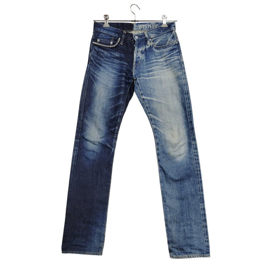 【中古品】【メンズ】 0241AP12 HRLR加工 STRAIGHT DENIM PANTS ストレート デニム パンツ ズボン ボトムス 151-260204-ya-04-izu サイズ：29×32 カラー：インディゴ 万代Net店