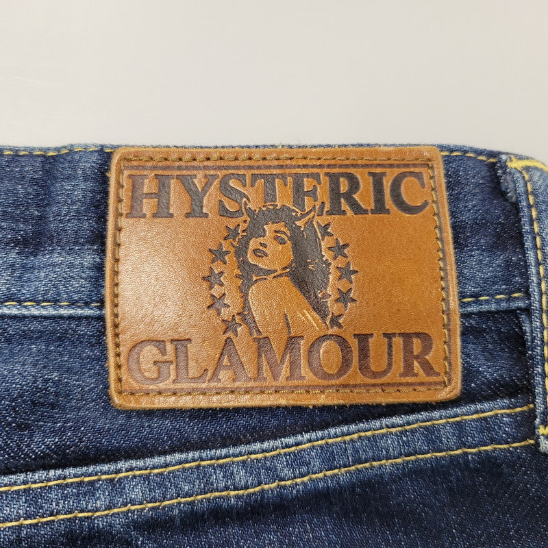 【中古品】【メンズ】 0241AP12 HRLR加工 STRAIGHT DENIM PANTS ストレート デニム パンツ ズボン ボトムス 151-260204-ya-04-izu サイズ：29×32 カラー：インディゴ 万代Net店