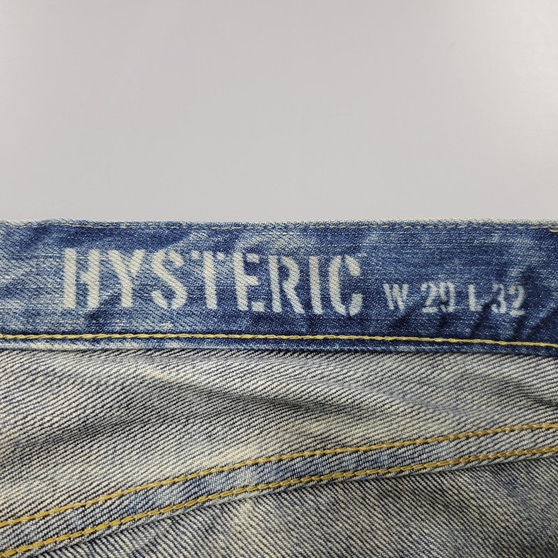 【中古品】【メンズ】 0241AP12 HRLR加工 STRAIGHT DENIM PANTS ストレート デニム パンツ ズボン ボトムス 151-260204-ya-04-izu サイズ：29×32 カラー：インディゴ 万代Net店