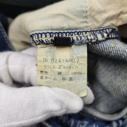 【中古品】【メンズ】 0241AP12 HRLR加工 STRAIGHT DENIM PANTS ストレート デニム パンツ ズボン ボトムス 151-260204-ya-04-izu サイズ：29×32 カラー：インディゴ 万代Net店