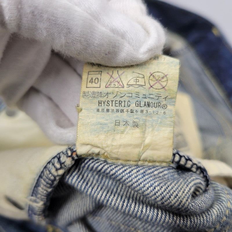 【中古品】【メンズ】 0241AP12 HRLR加工 STRAIGHT DENIM PANTS ストレート デニム パンツ ズボン ボトムス 151-260204-ya-04-izu サイズ：29×32 カラー：インディゴ 万代Net店