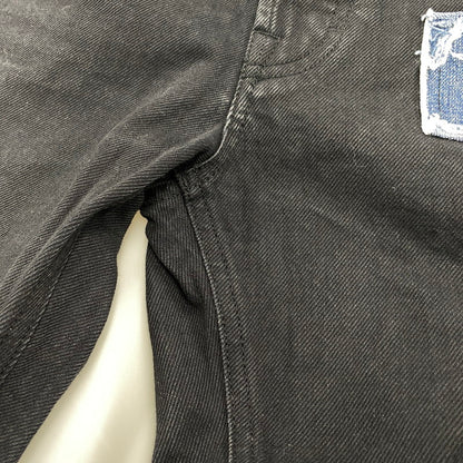【中古品】【メンズ】 CRASH PATCHWORK BLACK DENIM PANTS クラッシュパッチワークブラックデニムパンツ 152-260204-tt-06-izu サイズ：26 カラー：ブラック 万代Net店