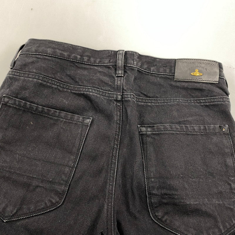 【中古品】【メンズ】 CRASH PATCHWORK BLACK DENIM PANTS クラッシュパッチワークブラックデニムパンツ 152-260204-tt-06-izu サイズ：26 カラー：ブラック 万代Net店