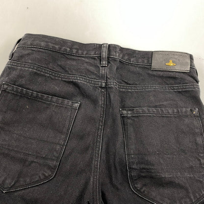 【中古品】【メンズ】 CRASH PATCHWORK BLACK DENIM PANTS クラッシュパッチワークブラックデニムパンツ 152-260204-tt-06-izu サイズ：26 カラー：ブラック 万代Net店