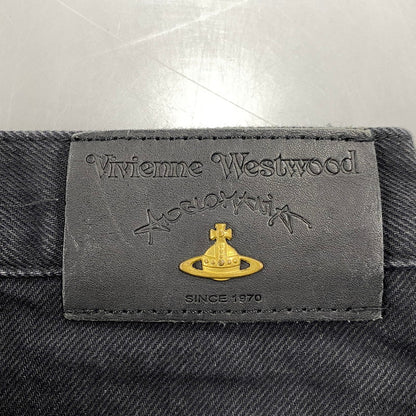 【中古品】【メンズ】 CRASH PATCHWORK BLACK DENIM PANTS クラッシュパッチワークブラックデニムパンツ 152-260204-tt-06-izu サイズ：26 カラー：ブラック 万代Net店