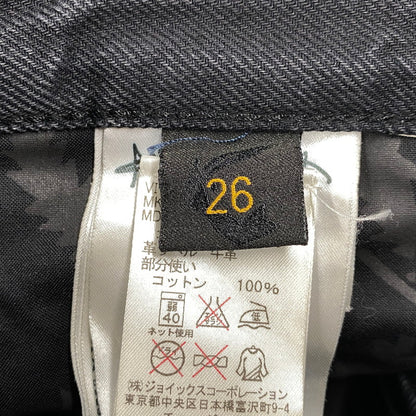 【中古品】【メンズ】 CRASH PATCHWORK BLACK DENIM PANTS クラッシュパッチワークブラックデニムパンツ 152-260204-tt-06-izu サイズ：26 カラー：ブラック 万代Net店