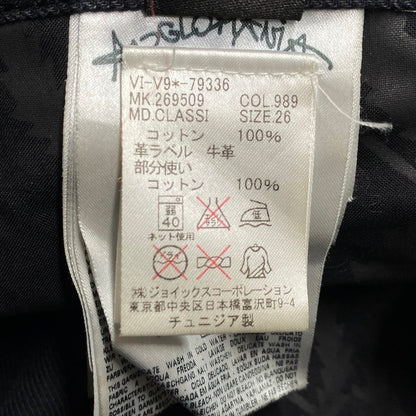 【中古品】【メンズ】 CRASH PATCHWORK BLACK DENIM PANTS クラッシュパッチワークブラックデニムパンツ 152-260204-tt-06-izu サイズ：26 カラー：ブラック 万代Net店