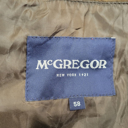 【中古品】【メンズ】 SUEDE BLOUSON JACKET スエード ブルゾン ジャケット アウター 長袖 146-260202-kh-04-izu サイズ：58 カラー：ブラウン 万代Net店