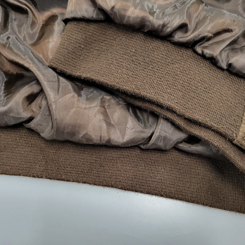 【中古品】【メンズ】 SUEDE BLOUSON JACKET スエード ブルゾン ジャケット アウター 長袖 146-260202-kh-04-izu サイズ：58 カラー：ブラウン 万代Net店