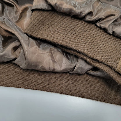 【中古品】【メンズ】 SUEDE BLOUSON JACKET スエード ブルゾン ジャケット アウター 長袖 146-260202-kh-04-izu サイズ：58 カラー：ブラウン 万代Net店