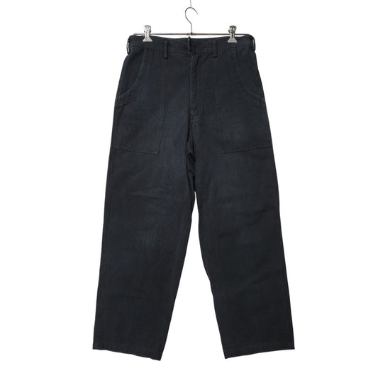 【中古品】【メンズ】 COTTON WIDE BAKER PANTS コットンワイドベイカーパンツ ボトムス ズボン 151-260204-tt-01-izu サイズ：M カラー：ブラック 万代Net店