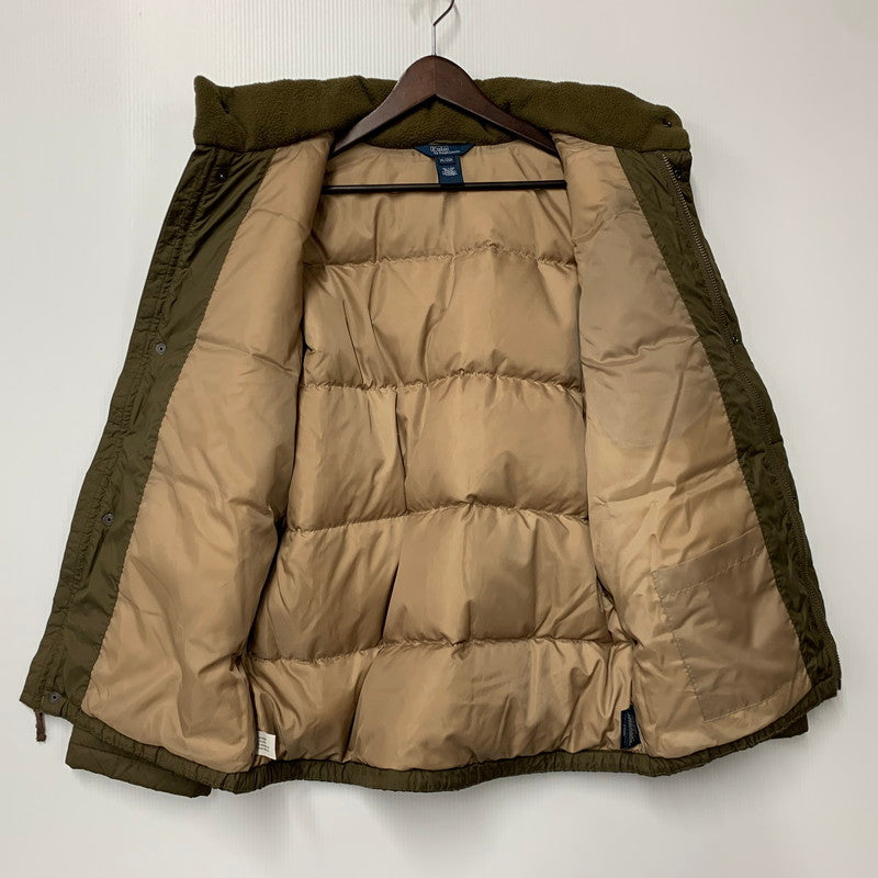【中古品】【メンズ】 HOODED DOWN JACKET 323079185 フーデッド ダウンジャケット アウター 147-260203-as-07-izu サイズ：XL カラー：カーキ 万代Net店