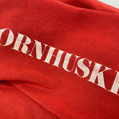 【中古品】【メンズ】 HEALTHKNIT ヘルスニット NEBRASKA COUNTRY HOODED SWEAT フーデッド スウェット パーカー トップス 長袖 146-260206-kh-14-izu サイズ：L カラー：レッド 万代Net店