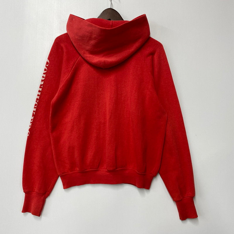 【中古品】【メンズ】 HEALTHKNIT ヘルスニット NEBRASKA COUNTRY HOODED SWEAT フーデッド スウェット パーカー トップス 長袖 146-260206-kh-14-izu サイズ：L カラー：レッド 万代Net店
