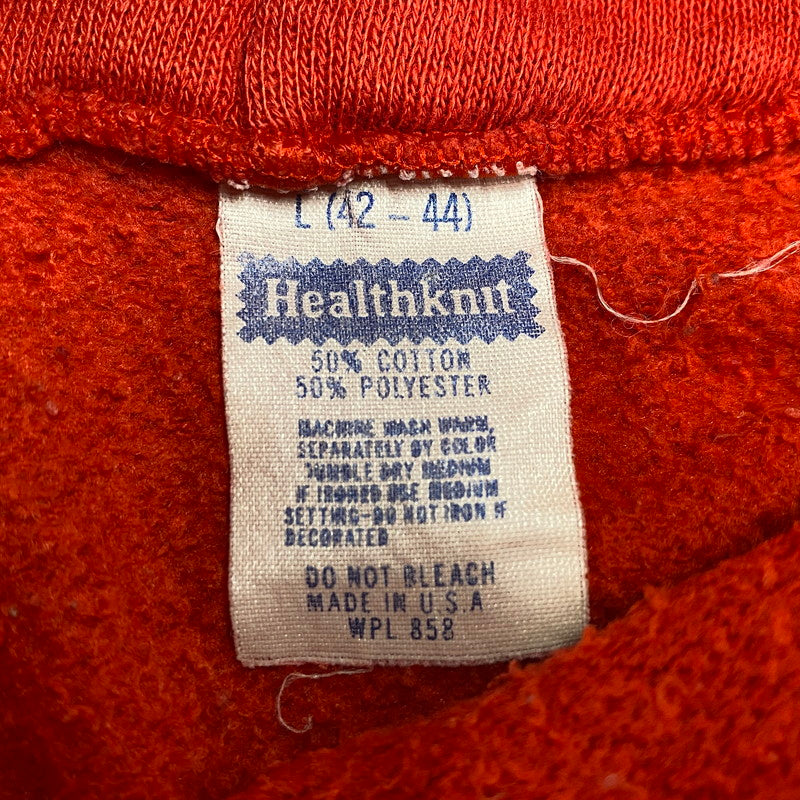 【中古品】【メンズ】 HEALTHKNIT ヘルスニット NEBRASKA COUNTRY HOODED SWEAT フーデッド スウェット パーカー トップス 長袖 146-260206-kh-14-izu サイズ：L カラー：レッド 万代Net店