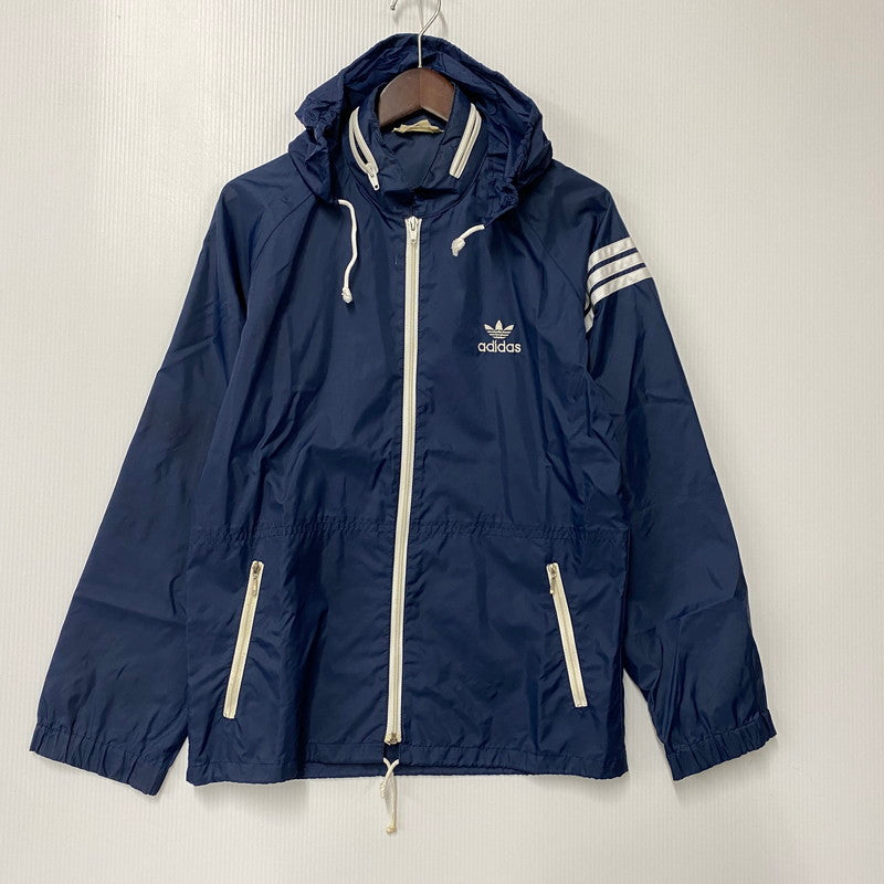 【中古品】【メンズ】 NYLON JACKET ADS-200 ナイロンジャケット 三角タグ デサント社製 アウター 146-260206-as-22-izu サイズ：M カラー：ネイビー 万代Net店