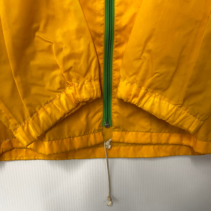 【現状渡し品】【メンズ】 NYLON JACKET ADS-200 ナイロンジャケット 三角タグ デサント社製 アウター 146-260206-as-26-izu サイズ：L カラー：イエロー系 万代Net店