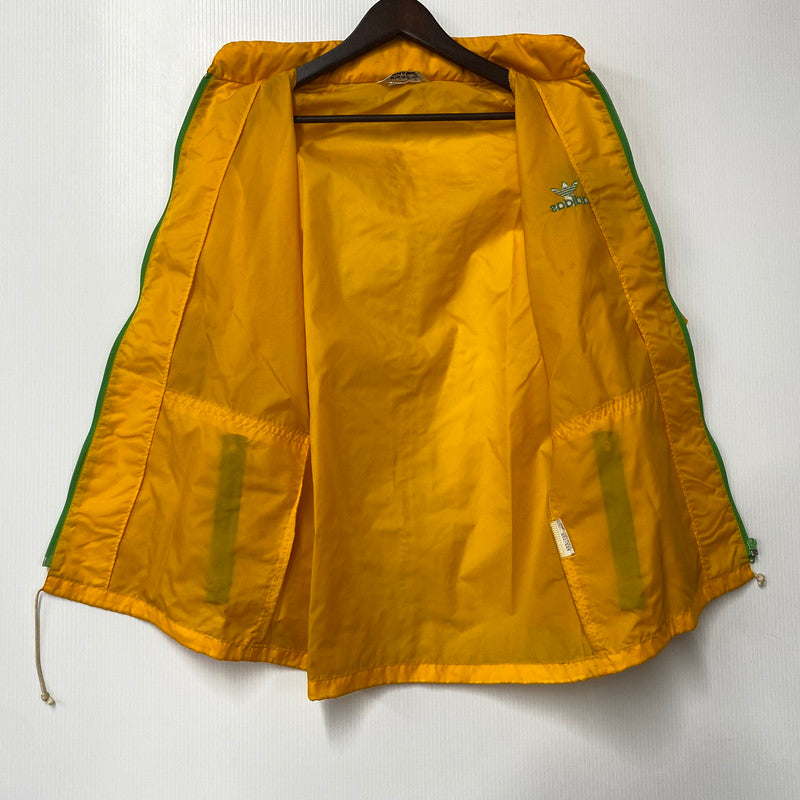 【現状渡し品】【メンズ】 NYLON JACKET ADS-200 ナイロンジャケット 三角タグ デサント社製 アウター 146-260206-as-26-izu サイズ：L カラー：イエロー系 万代Net店