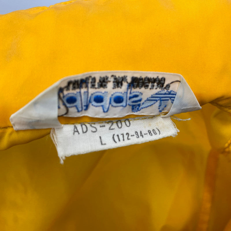 【現状渡し品】【メンズ】 NYLON JACKET ADS-200 ナイロンジャケット 三角タグ デサント社製 アウター 146-260206-as-26-izu サイズ：L カラー：イエロー系 万代Net店