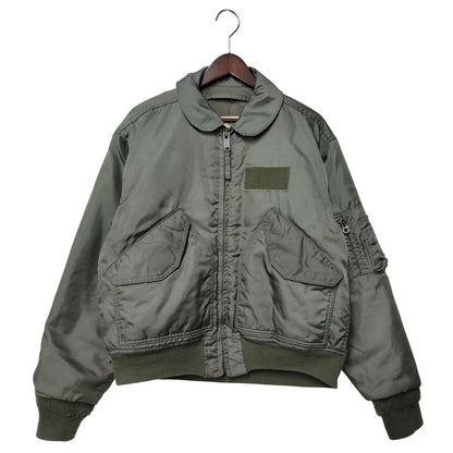 【現状渡し品】【メンズ】 U.S AIR FORCE ユーエスエアフォース 70-80S CWU-45P FLIGHT JACKET フライトジャケット アウター 146-260205-yn-01-izu サイズ：不明 カラー：カーキ 万代Net店