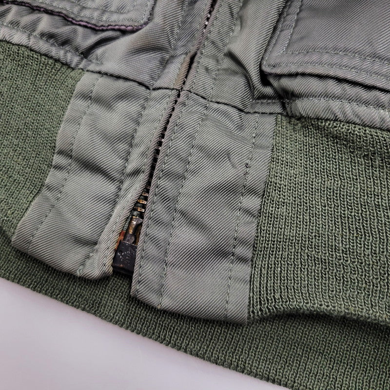 【現状渡し品】【メンズ】 U.S AIR FORCE ユーエスエアフォース 70-80S CWU-45P FLIGHT JACKET フライトジャケット アウター 146-260205-yn-01-izu サイズ：不明 カラー：カーキ 万代Net店