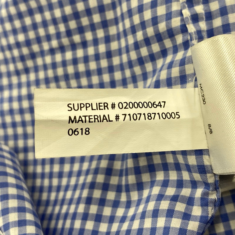 【中古品】【メンズ】 POLO BEAR CHECK LS SHIRT ポロベア チェック ロングスリーブ シャツ 長袖 トップス 147-260206-kh-10-izu サイズ：M カラー：ブルー×ホワイト 万代Net店
