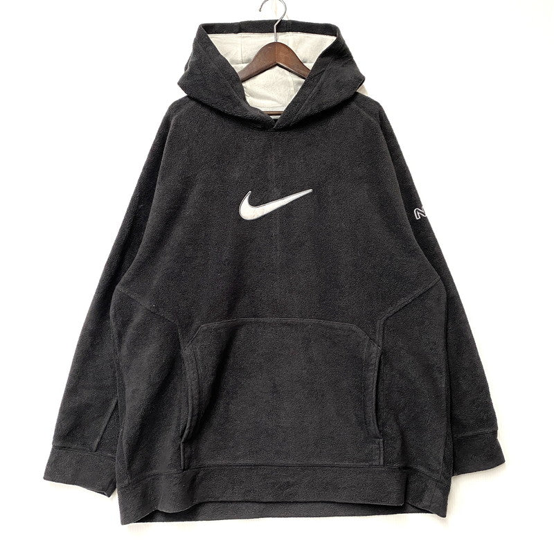 【中古品】【メンズ】 BIG SWOOSH FLEECE HOODIE ビッグ スウッシュ フリース フーディー パーカー 長袖 トップス 146-260206-kh-13-izu サイズ：XL カラー：ブラック 万代Net店