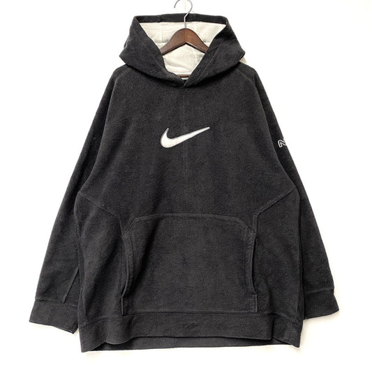 【中古品】【メンズ】 BIG SWOOSH FLEECE HOODIE ビッグ スウッシュ フリース フーディー パーカー 長袖 トップス 146-260206-kh-13-izu サイズ：XL カラー：ブラック 万代Net店